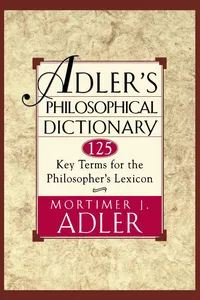 Adler's Philosophical Dictionary_cover