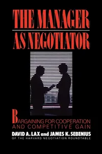 Manager as Negotiator_cover