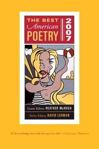 The Best American Poetry 2007_cover