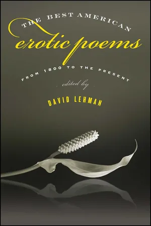 The Best American Erotic Poems