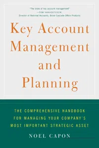 Key Account Management and Planning_cover
