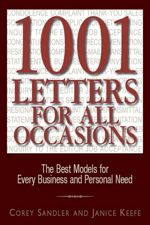 1001 Letters For All Occasions