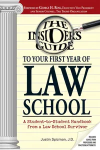 Insider's Guide To Your First Year Of Law School_cover