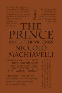 The Prince and Other Writings_cover