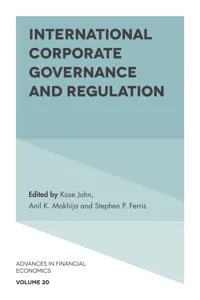 International Corporate Governance and Regulation_cover