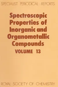 Spectroscopic Properties of Inorganic and Organometallic Compounds_cover