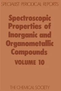 Spectroscopic Properties of Inorganic and Organometallic Compounds_cover