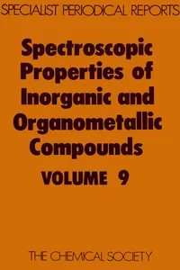 Spectroscopic Properties of Inorganic and Organometallic Compounds_cover