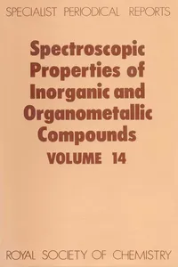 Spectroscopic Properties of Inorganic and Organometallic Compounds_cover