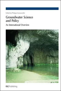 Groundwater Science and Policy_cover