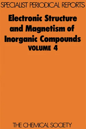 Electronic Structure and Magnetism of Inorganic Compounds