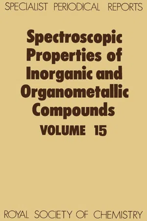 Spectroscopic Properties of Inorganic and Organometallic Compounds