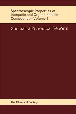 Spectroscopic Properties of Inorganic and Organometallic Compounds