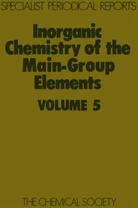 Inorganic Chemistry of the Main-Group Elements_cover