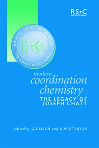 Modern Coordination Chemistry_cover