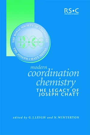 Modern Coordination Chemistry