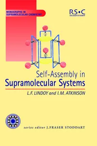Self Assembly in Supramolecular Systems_cover