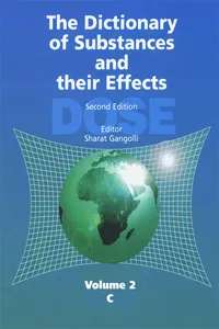 The Dictionary of Substances and their Effects_cover