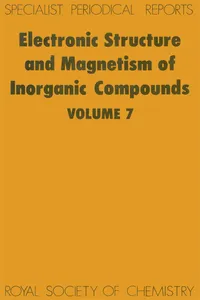 Electronic Structure and Magnetism of Inorganic Compounds_cover