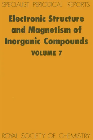 Electronic Structure and Magnetism of Inorganic Compounds