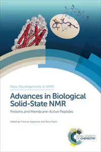 Advances in Biological Solid-State NMR_cover