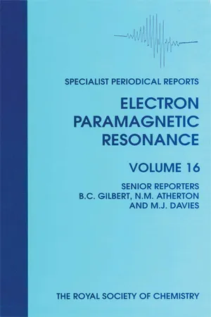 Electron Paramagnetic Resonance