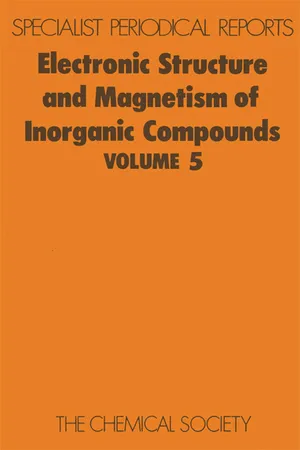 Electronic Structure and Magnetism of Inorganic Compounds