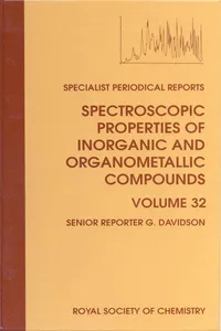 Spectroscopic Properties of Inorganic and Organometallic Compounds_cover