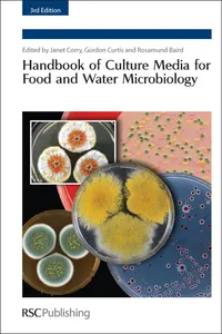 Handbook of Culture Media for Food and Water Microbiology_cover