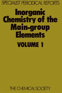 Inorganic Chemistry of the Main-Group Elements_cover