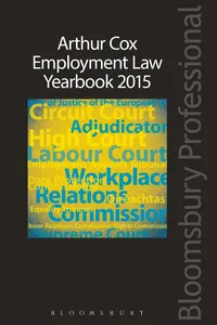 Arthur Cox Employment Law Yearbook 2015_cover