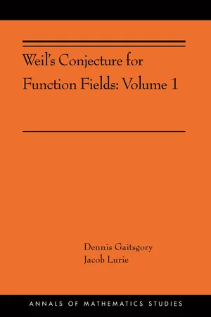 Weil's Conjecture for Function Fields