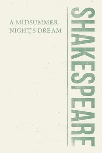A Midsummer Night's Dream_cover