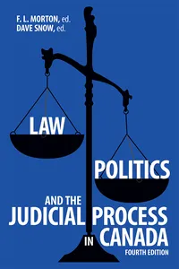 Law, Politics, and the Judicial Process in Canada, 4th Edition_cover