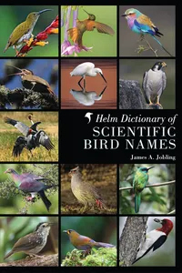 Helm Dictionary of Scientific Bird Names_cover