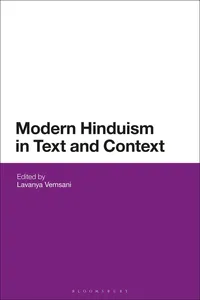 Modern Hinduism in Text and Context_cover