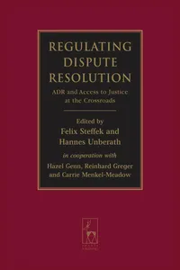 Regulating Dispute Resolution_cover