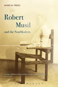 Robert Musil and the NonModern_cover