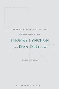 Terrorism and Temporality in the Works of Thomas Pynchon and Don DeLillo_cover