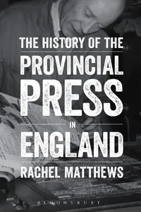 The History of the Provincial Press in England_cover