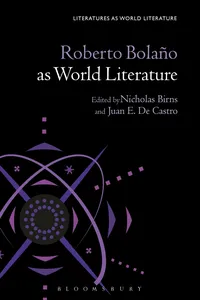 Roberto Bolaño as World Literature_cover