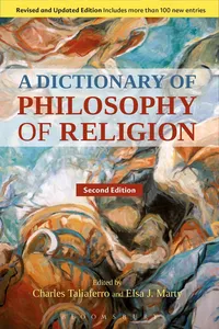 A Dictionary of Philosophy of Religion, Second Edition_cover