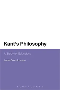 Kant's Philosophy_cover