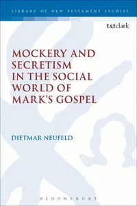 Mockery and Secretism in the Social World of Mark's Gospel_cover