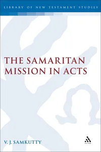 The Samaritan Mission in Acts_cover