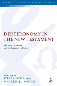 Deuteronomy in the New Testament_cover