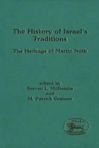 The History of Israel's Traditions_cover