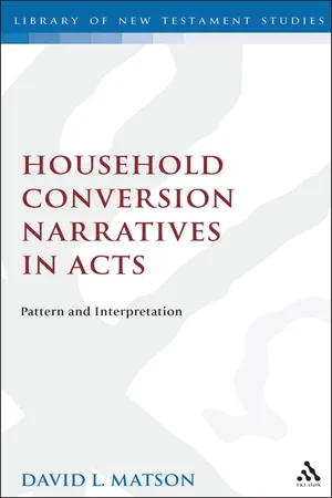 Household Conversion Narratives in Acts