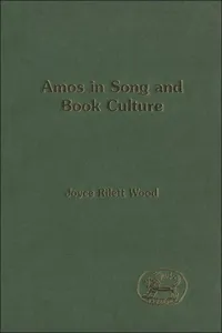 Amos in Song and Book Culture_cover