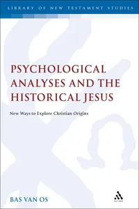 Psychological Analyses and the Historical Jesus_cover